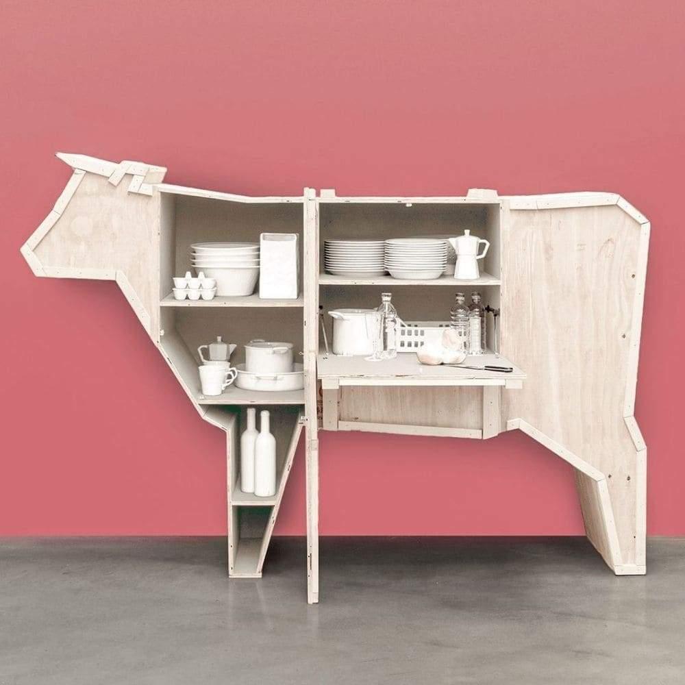 Szafka SENDING PIG drewniany Seletti Eye on Design