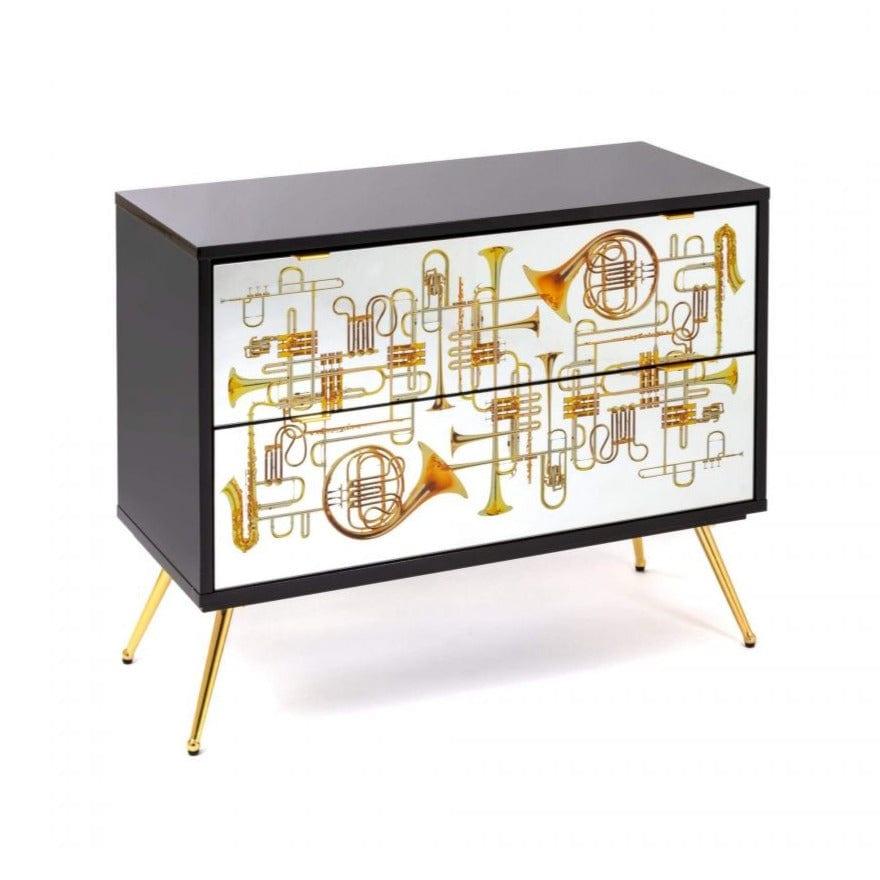 Szafka TRUMPETS z 2 szufladami Seletti Eye on Design