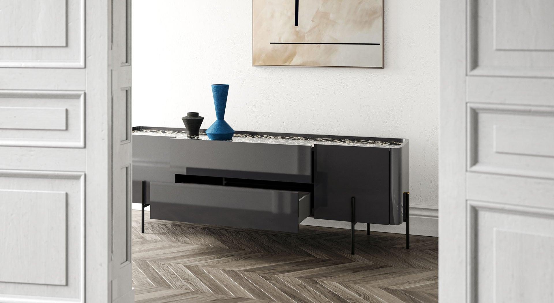 Szafka z szufladami CAILLOU żółty Liu Jo Living Eye on Design