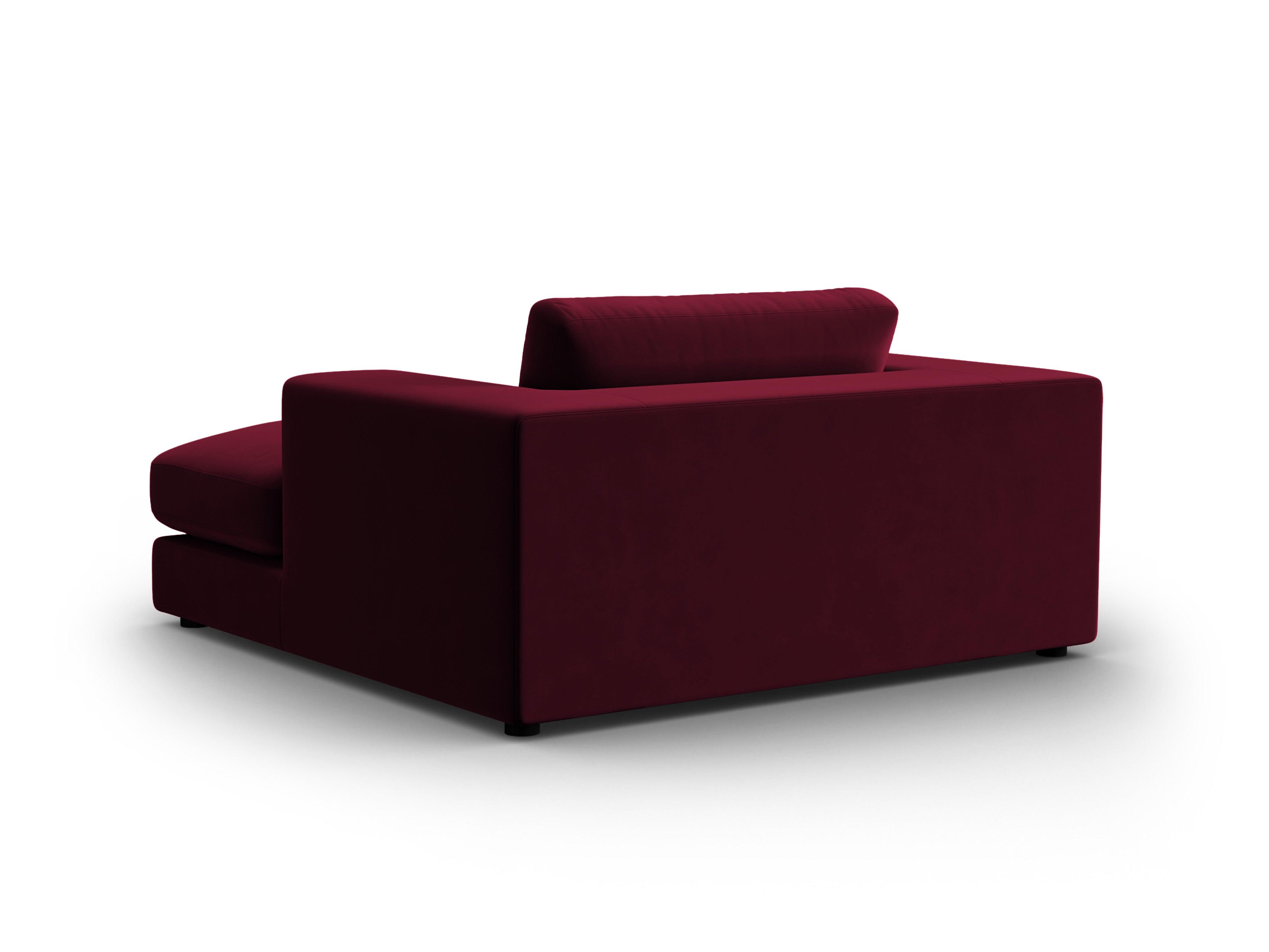 Szezlong aksamitny TENDANCE bordowy CXL by Christian Lacroix Eye on Design