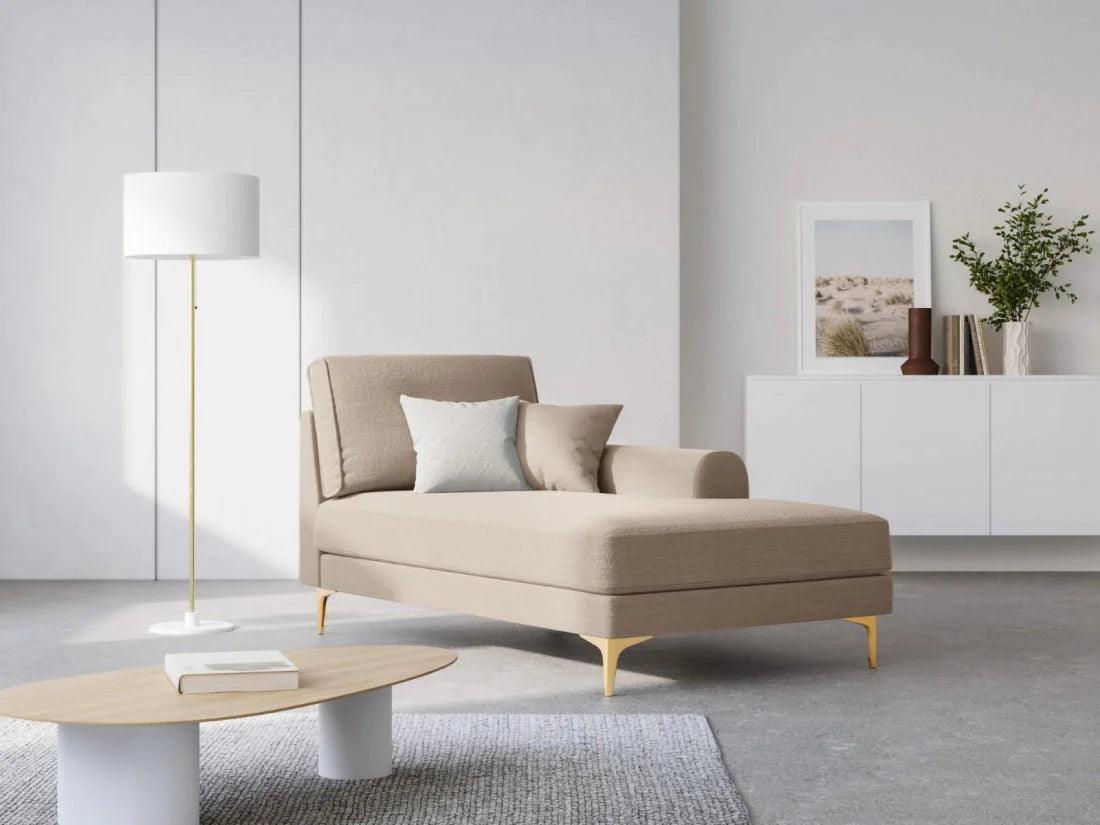 Szezlong prawostronny MADARA beżowy Mazzini Sofas Eye on Design