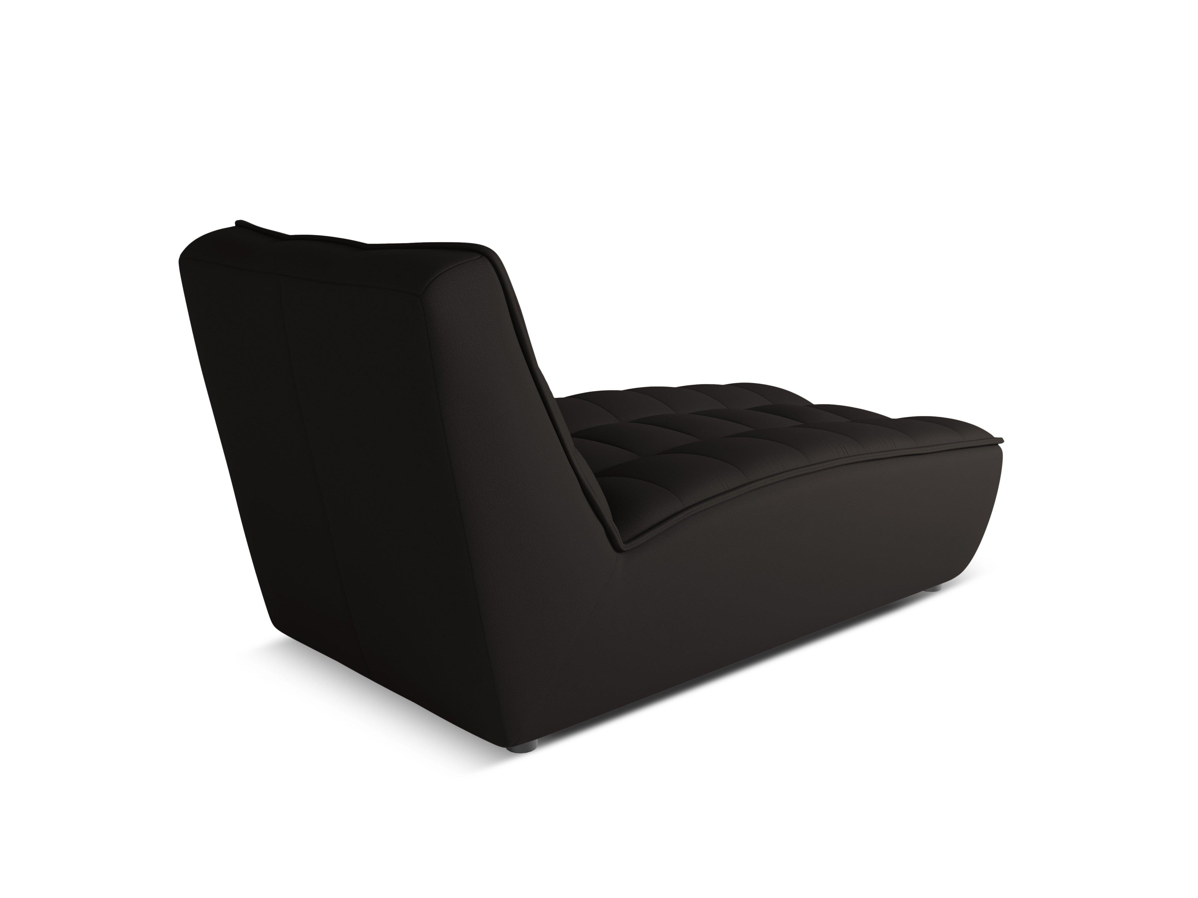 Szezlong skórzany MONI czarny Maison Heritage Eye on Design