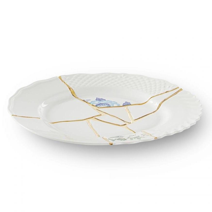 Talerz obiadowy KINTSUGI #2 porcelanowy Seletti Eye on Design