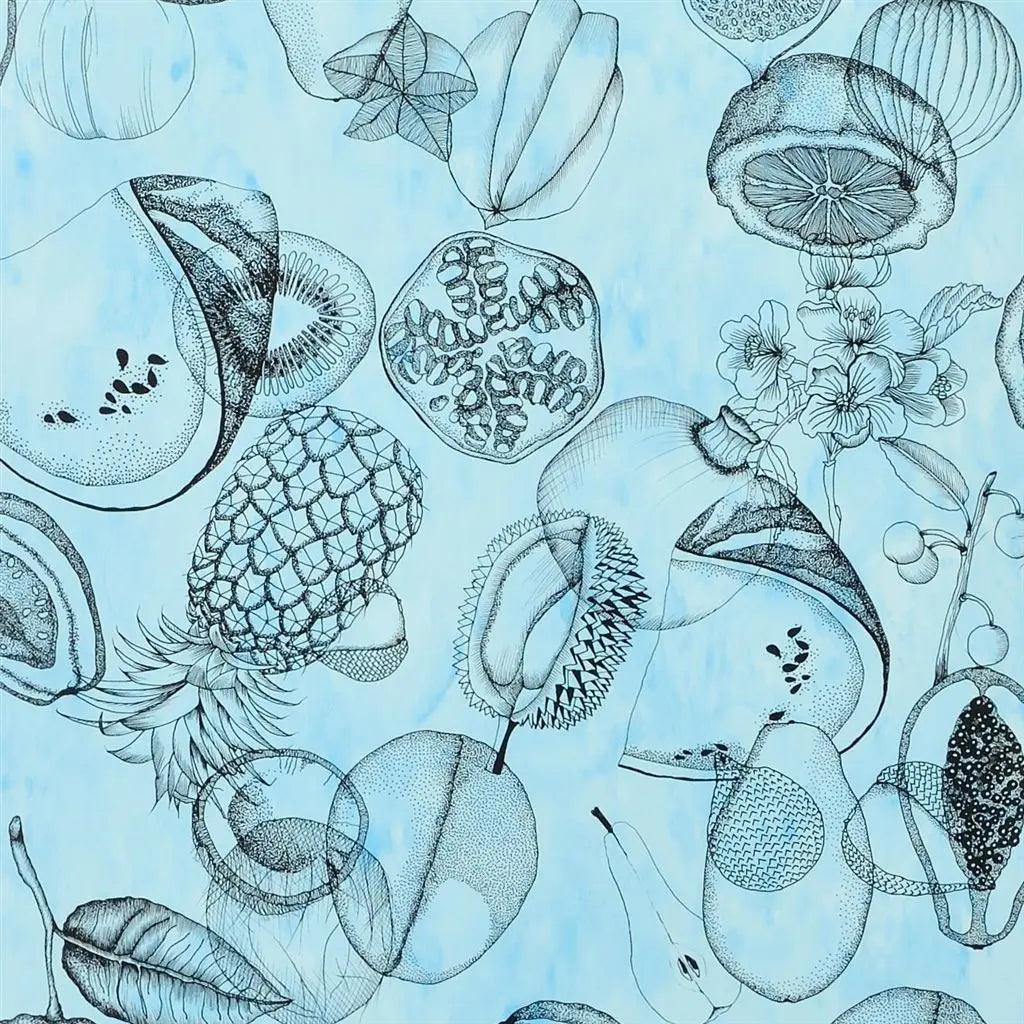 Tapeta AGUA PARATI - CELADON niebieski – Christian Lacroix