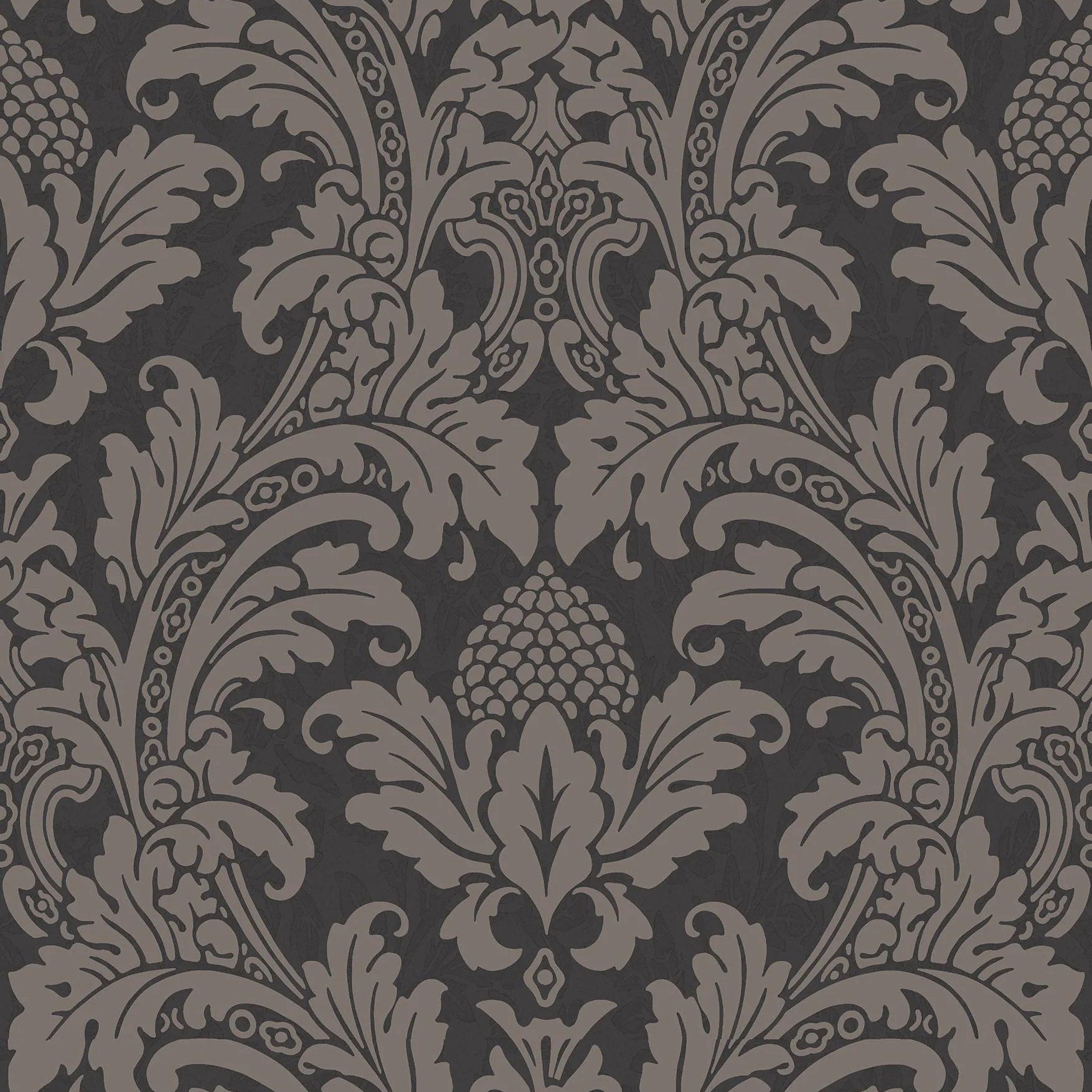 Tapeta ALBEMARLE - Blake metaliczna cyna na brązie Cole & Son Default Title Eye on Design