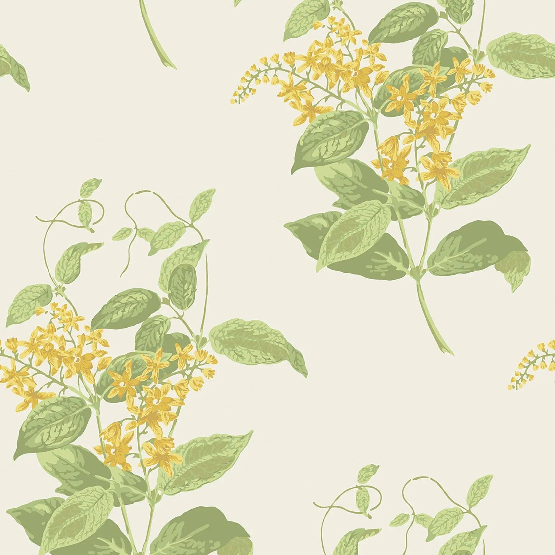 Tapeta ARCHIVE ANTHOLOGY - Madras Violet cytrynowy na pergaminie Cole & Son Eye on Design