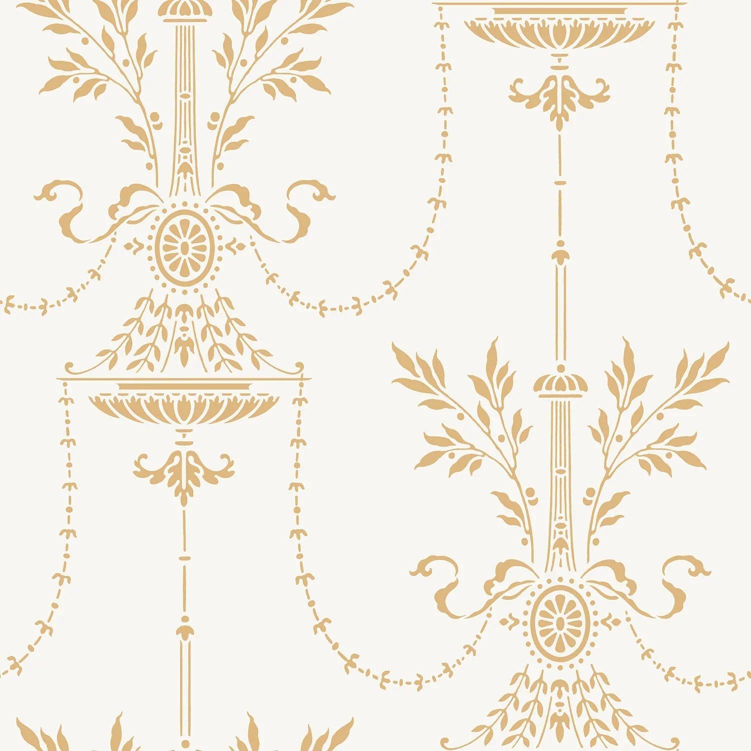 Tapeta ARCHIVE TRADITIONAL - Dorset metaliczne złoto na pergaminie Cole & Son Default Title Eye on Design