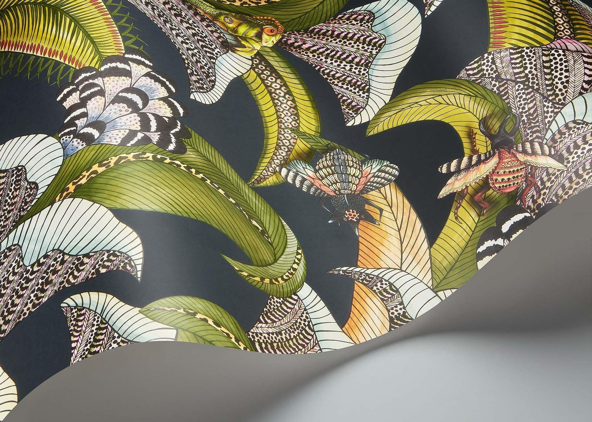 Tapeta ARDMORE JABULA - Hoopoe Leaves turkusowy Cole & Son Eye on Design