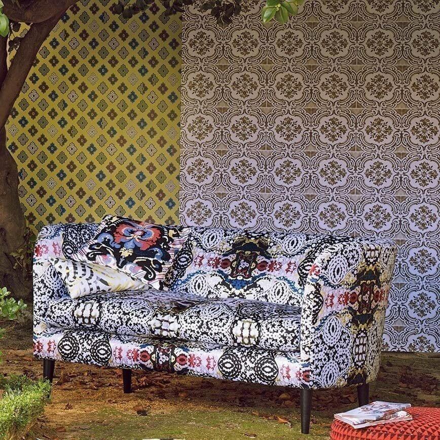 Tapeta AZULEJOS - IVOIRE beżowy Christian Lacroix Eye on Design