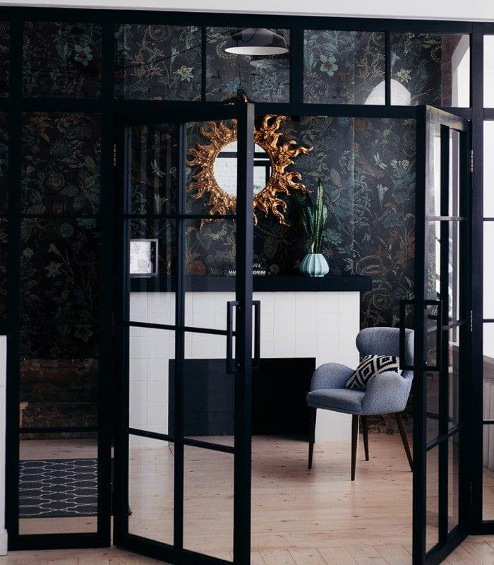 Tapeta BOTANIC BLACK Wallcolors Eye on Design