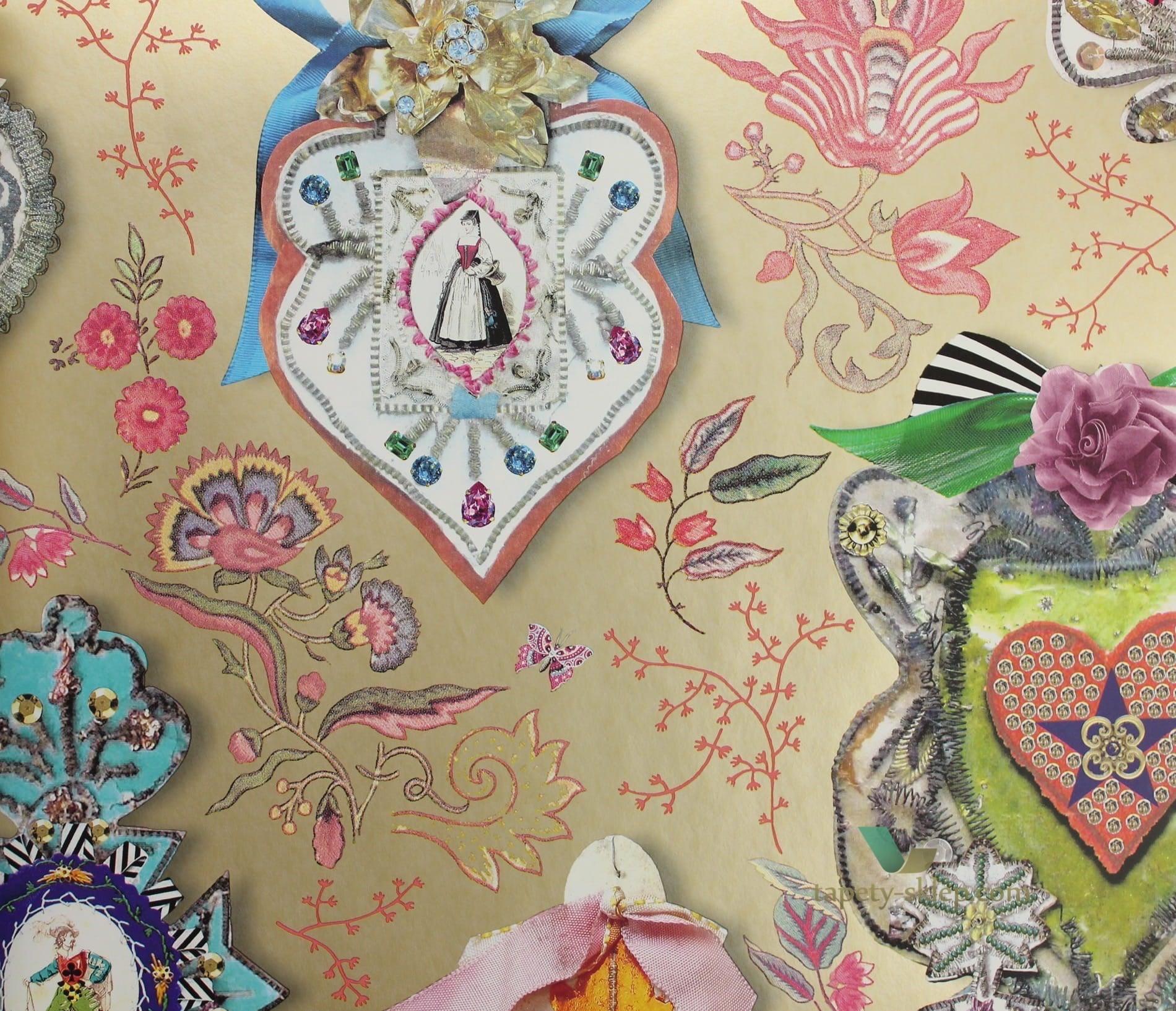 Tapeta COCARDE - OR beżowy Christian Lacroix Eye on Design