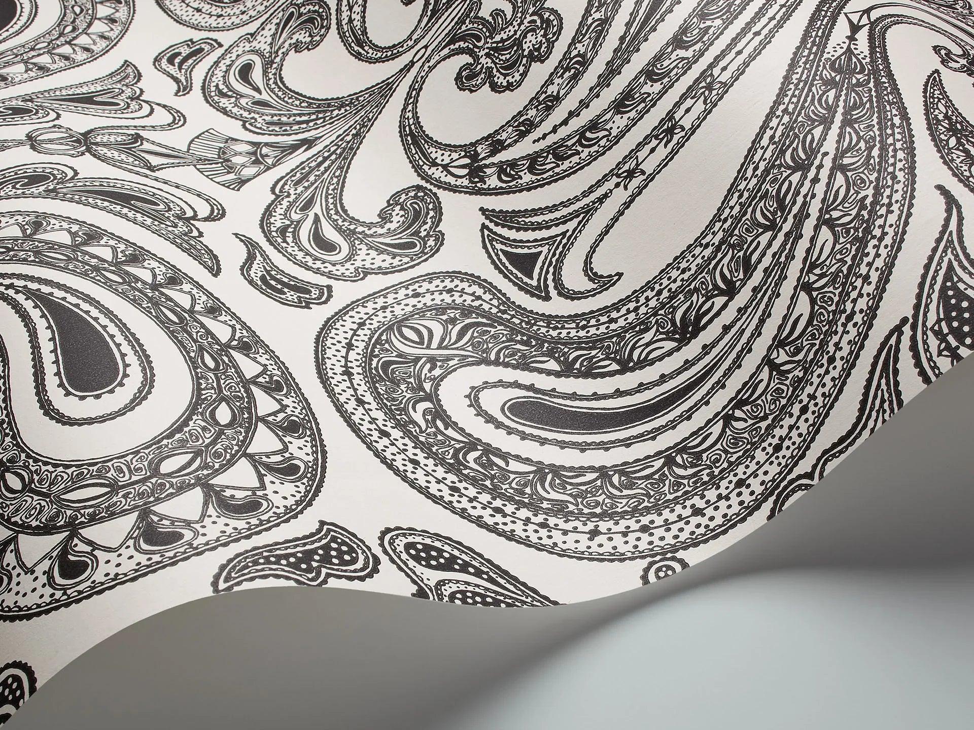 Tapeta CONTEMPORARY RESTYLED - Malabar czarny na białym Cole & Son Eye on Design