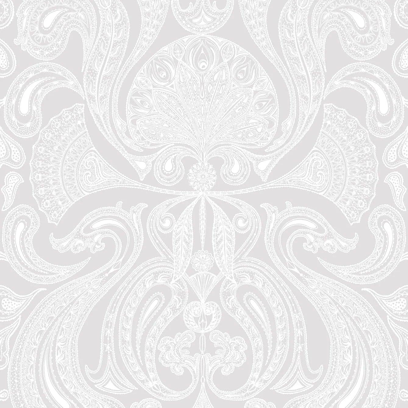 Tapeta CONTEMPORARY RESTYLED - Malabar kreda na szarym Cole & Son Default Title Eye on Design