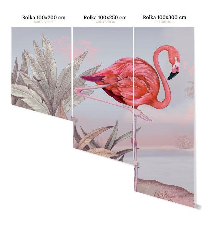 Tapeta CRIMSON FLAMINGO PINK Wallcolors Eye on Design