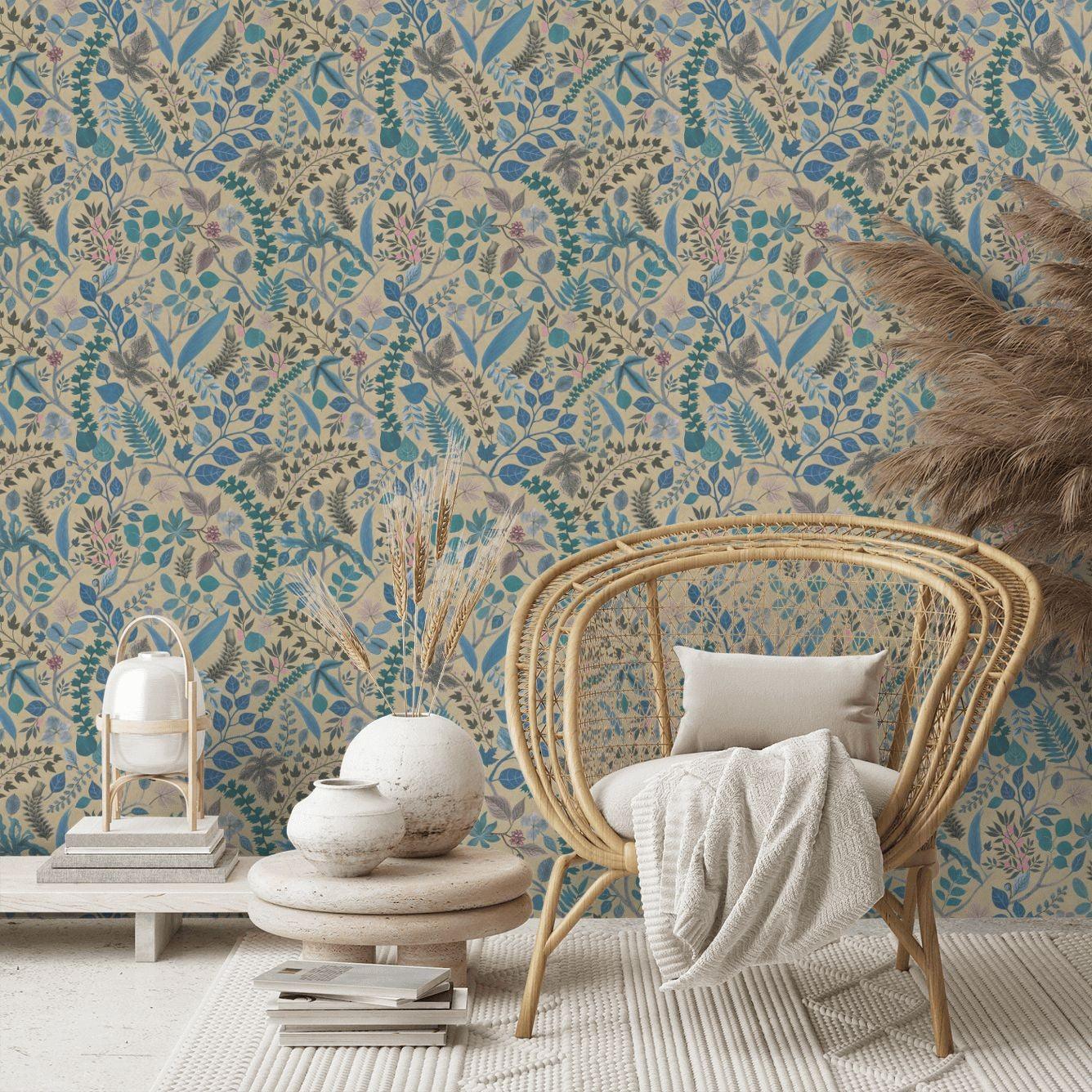 Tapeta CUEILLETTE OR ciemnobeżowy Christian Lacroix Eye on Design