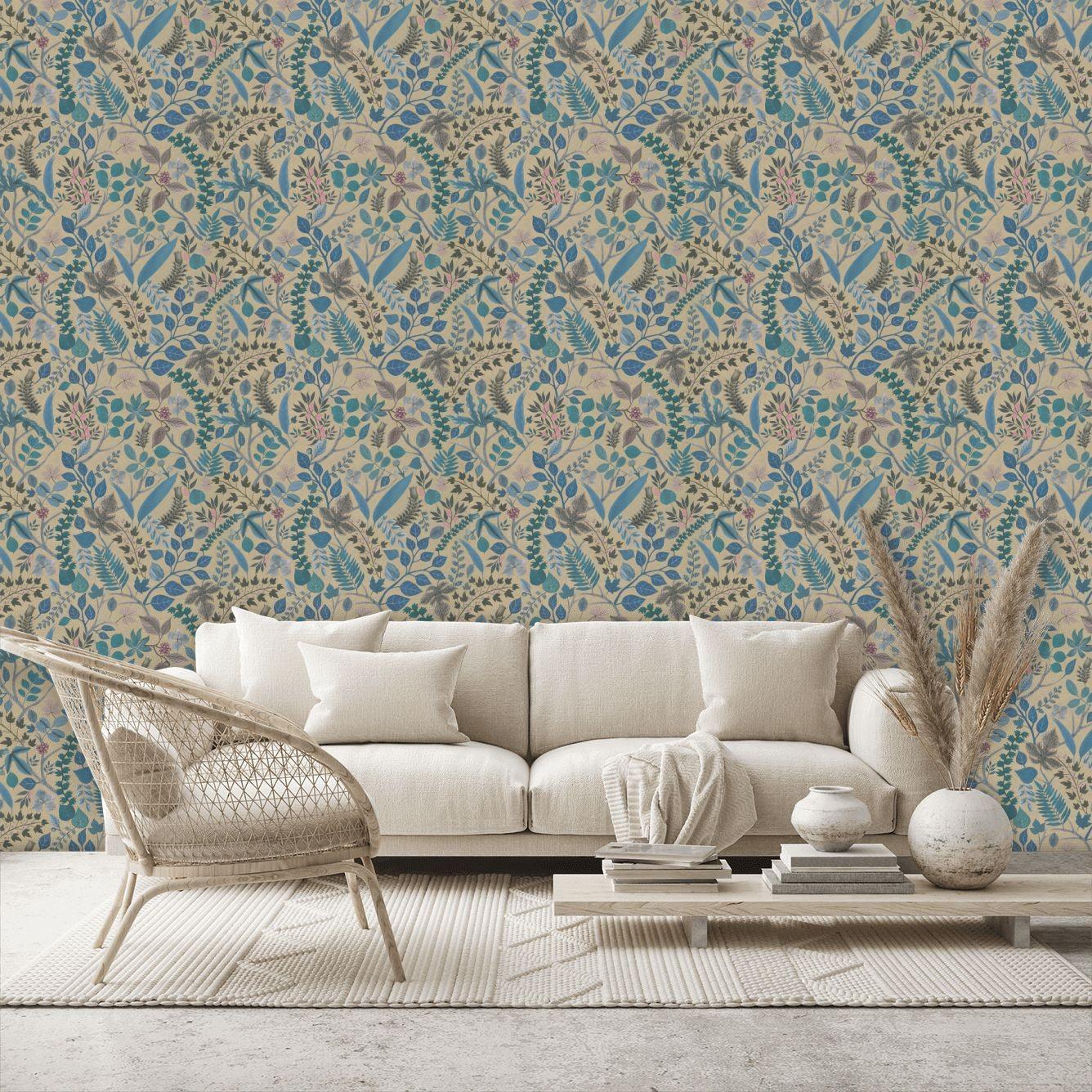 Tapeta CUEILLETTE OR ciemnobeżowy Christian Lacroix Eye on Design