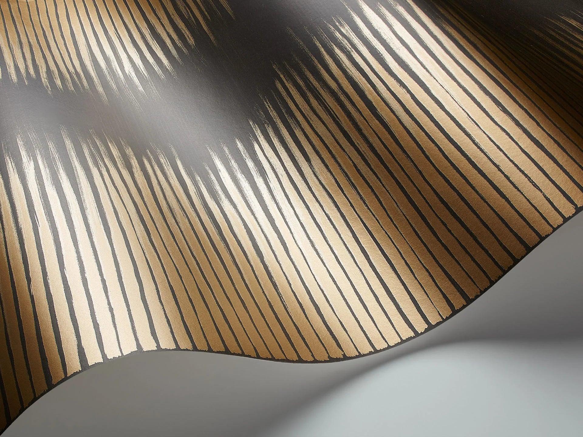 Tapeta CURIO - Plume metaliczny brąz Cole & Son Eye on Design