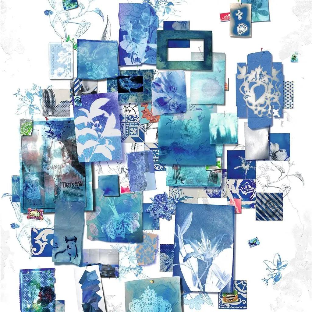 Tapeta FOLLETE - BLEU DE ROI niebieski Christian Lacroix Eye on Design