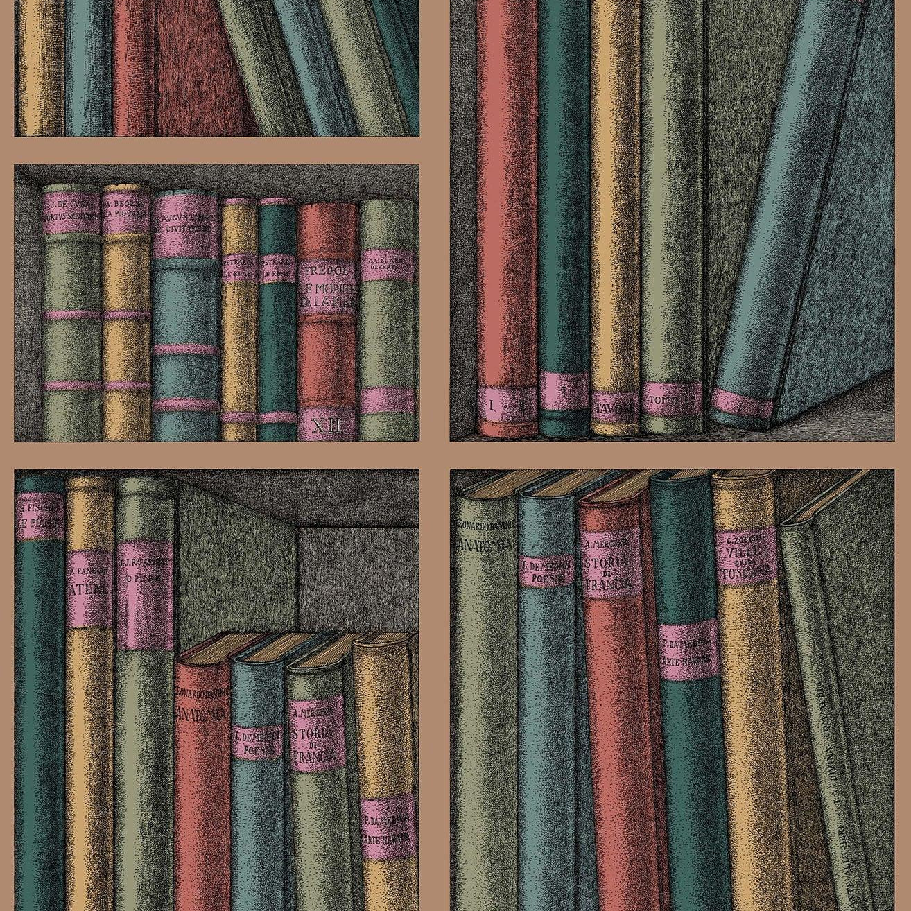 Tapeta FORNASETTI - Ex Libris wielobarwny Cole & Son Default Title Eye on Design