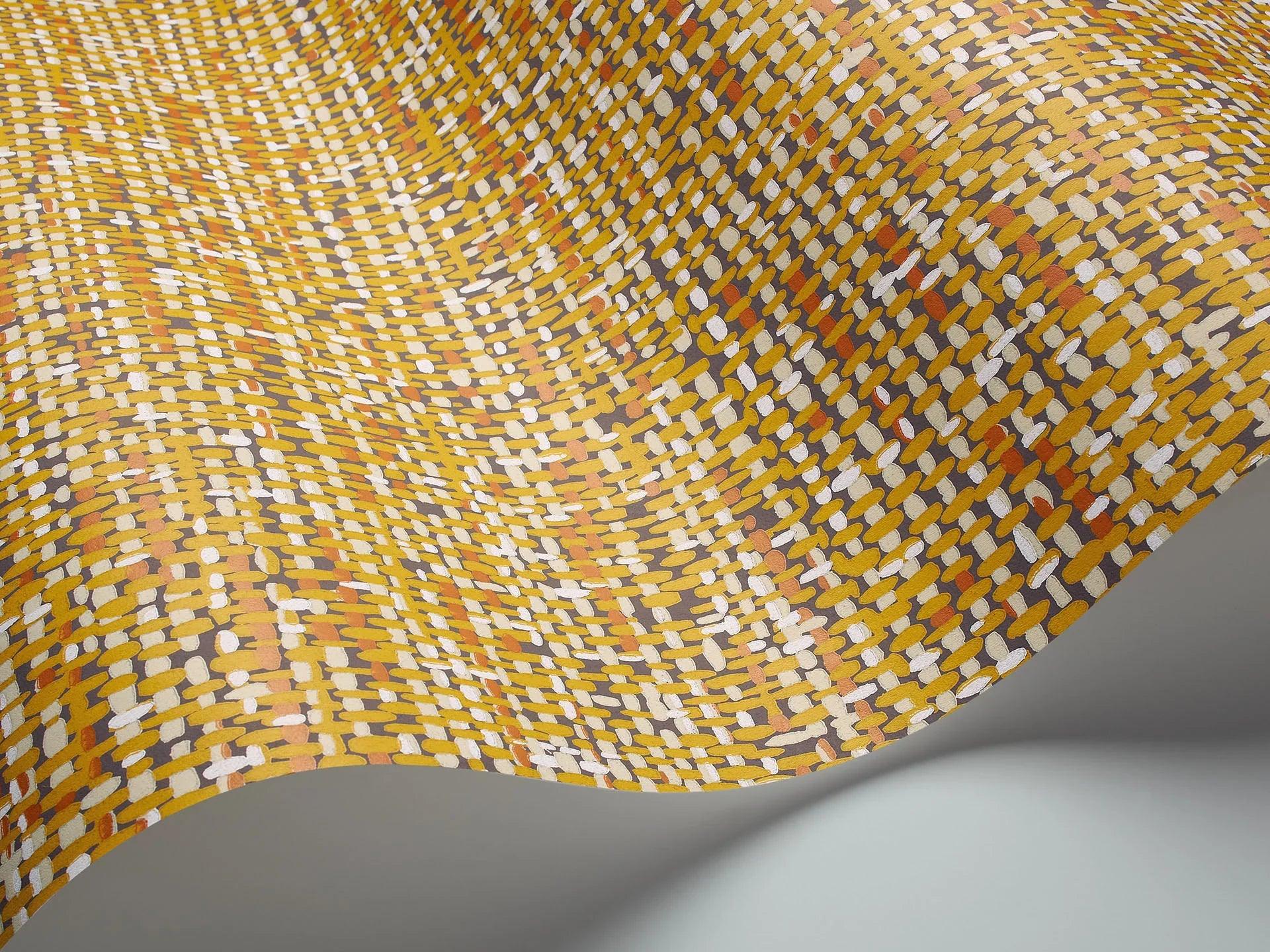 Tapeta FOUNDATION - Tweed ochra Cole & Son Eye on Design