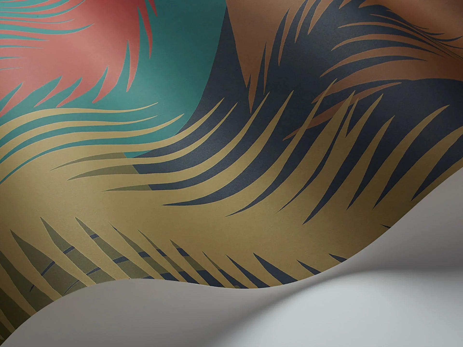 Tapeta GEOMETRIC II - Deco Palm wielobarwny Cole & Son Eye on Design