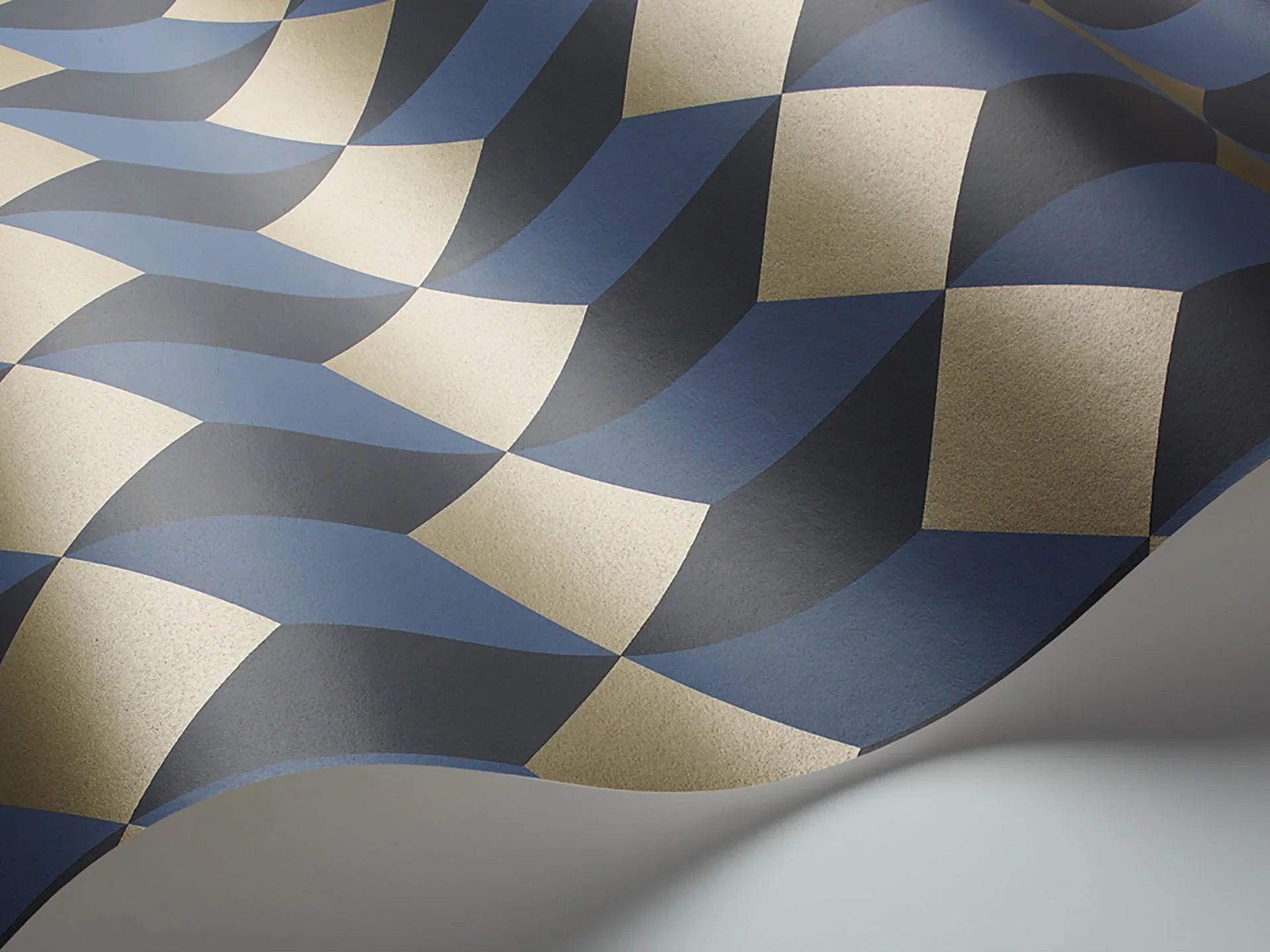 Tapeta GEOMETRIC II - Delano niebieski Cole & Son Eye on Design