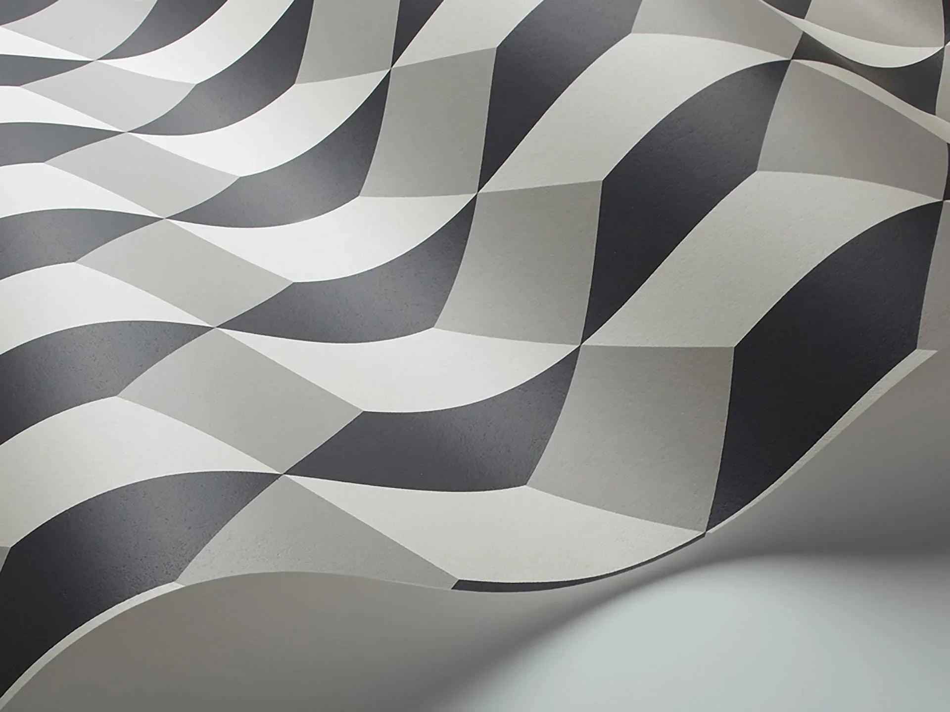 Tapeta GEOMETRIC II - Delano szary Cole & Son Eye on Design