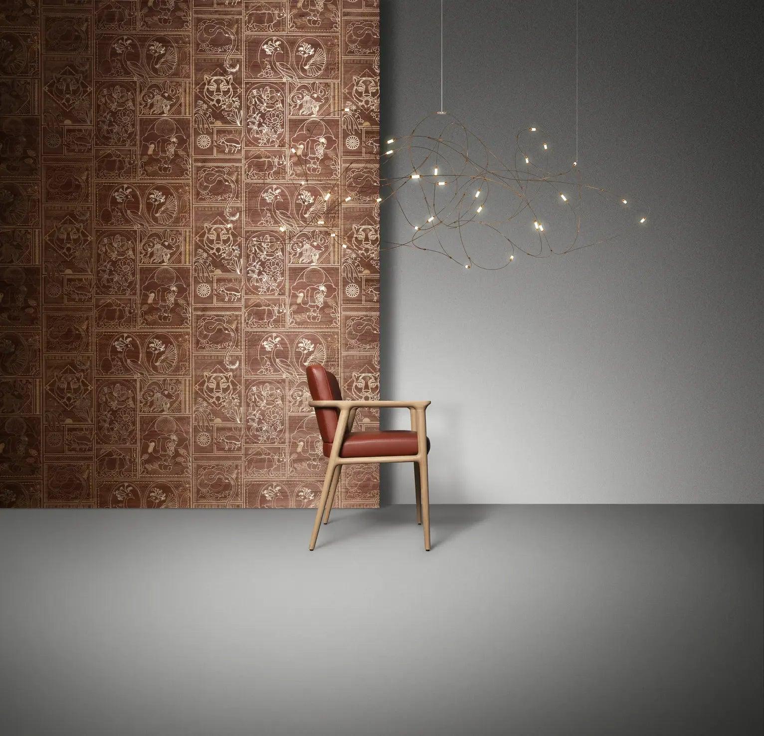 Tapeta GOLDEN TIGER - JARRAH fornir drewniany Arte Eye on Design