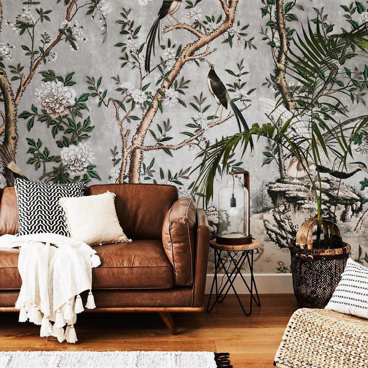 Tapeta GRAY CHINOISERIE Wallcolors Eye on Design