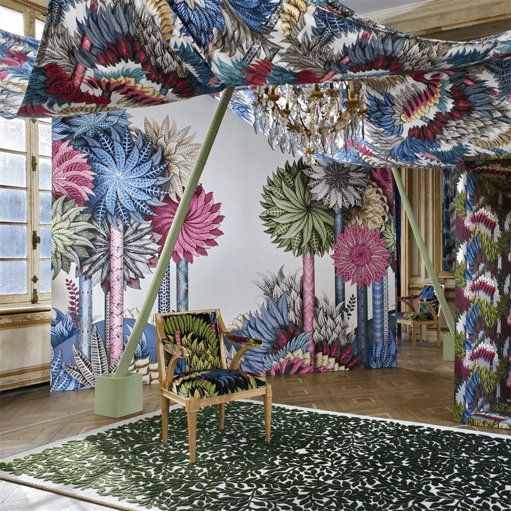 Tapeta INHOTIM PARK AZUR biały – Christian Lacroix