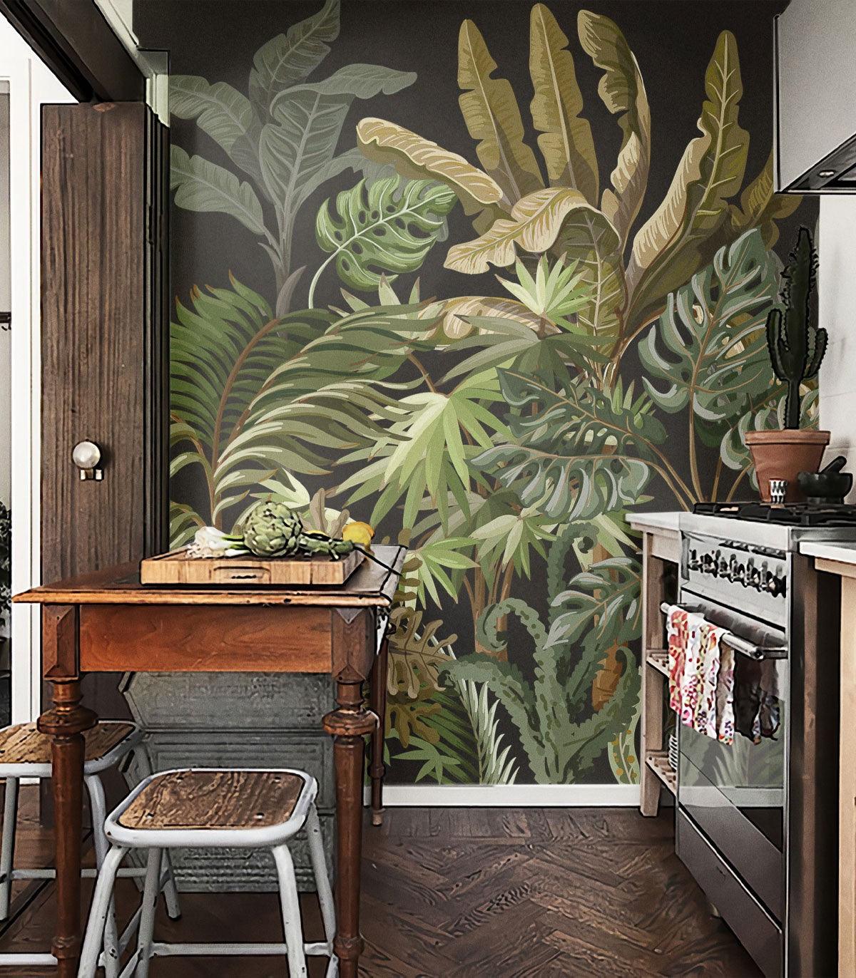 Tapeta JUNGLE BLACK Wallcolors Eye on Design