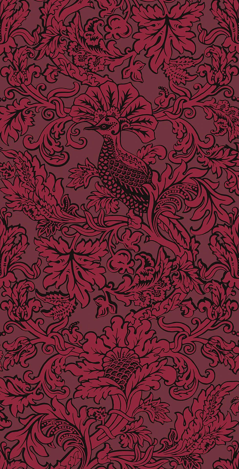 Tapeta MARIINSKY DAMASK - Balabina czerwony Cole & Son Eye on Design