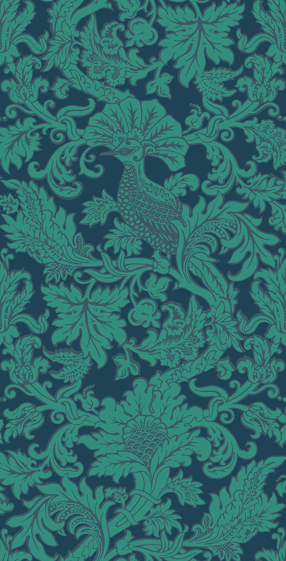 Tapeta MARIINSKY DAMASK - Balabina niebieski Cole & Son Eye on Design