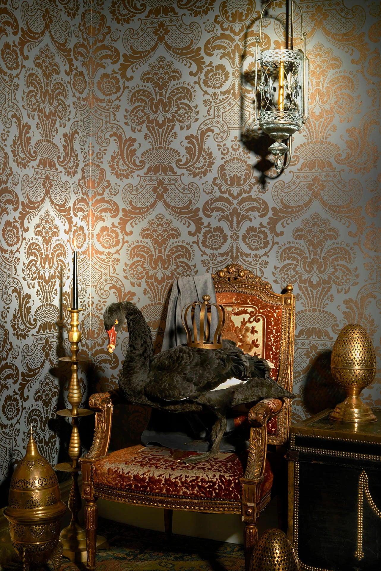 Tapeta MARIINSKY DAMASK - Carmen brązowy Cole & Son Eye on Design