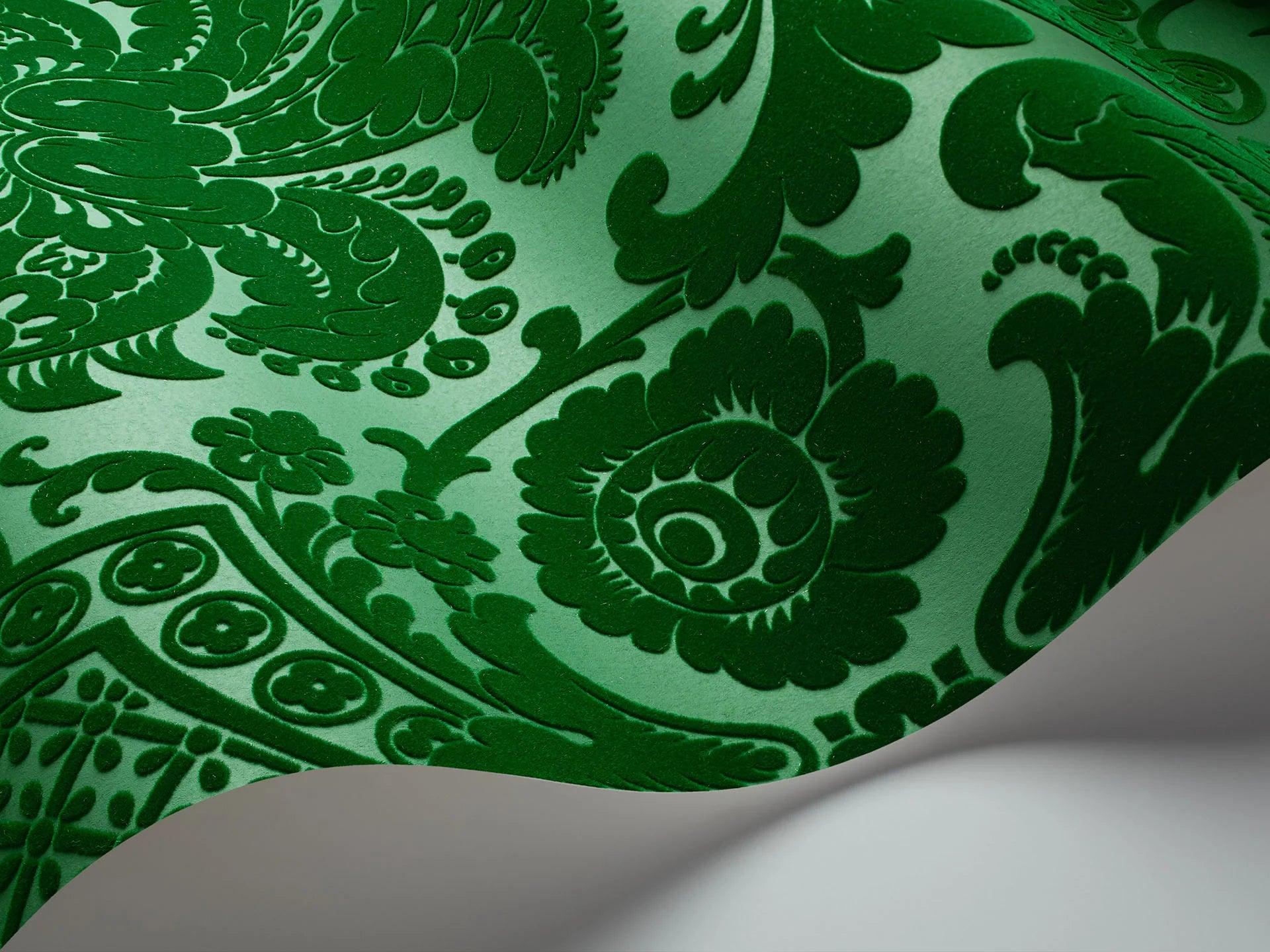 Tapeta MARIINSKY DAMASK - Petrouchka zielony Cole & Son Eye on Design