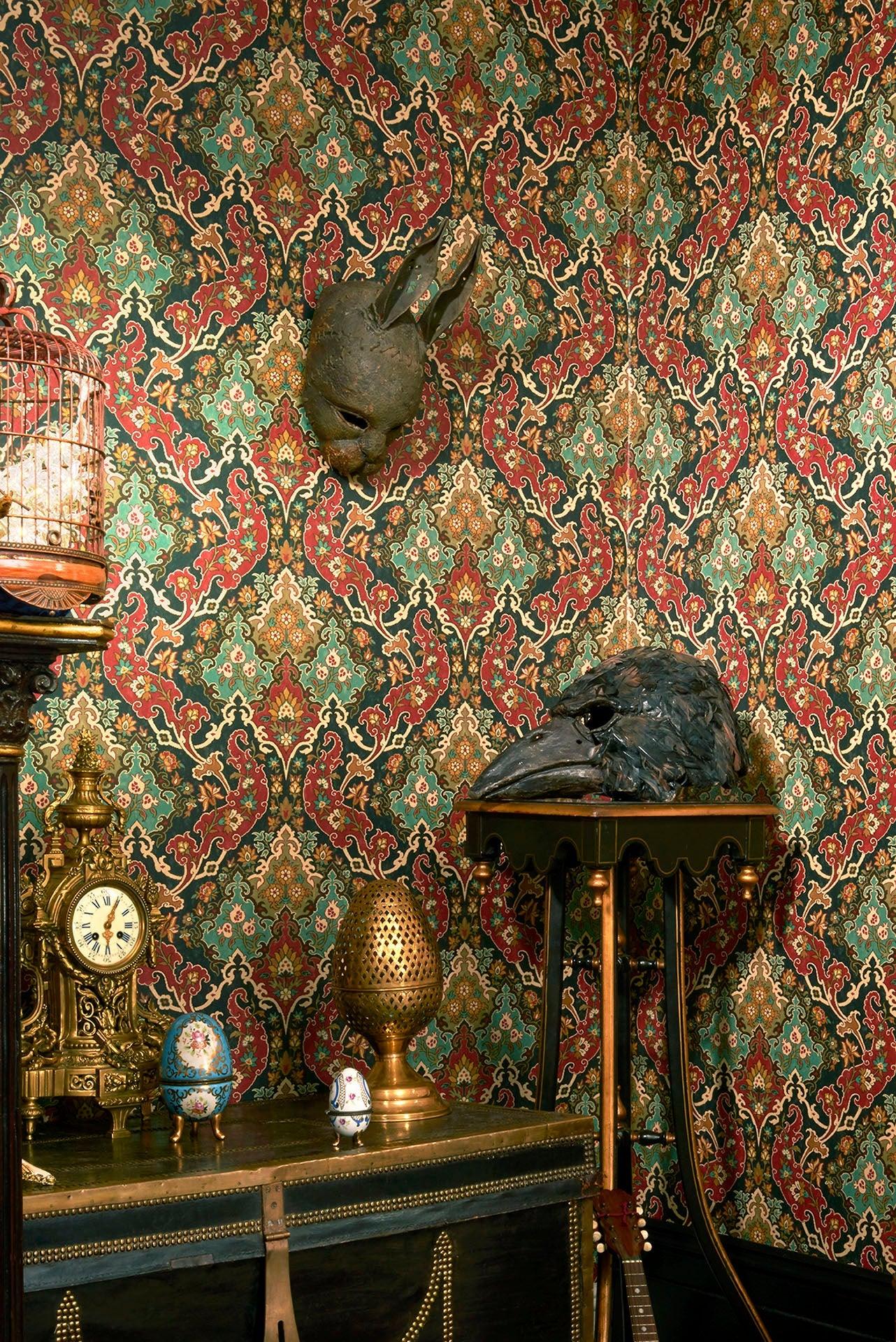 Tapeta MARIINSKY DAMASK - Pushkin czerwony Cole & Son Eye on Design