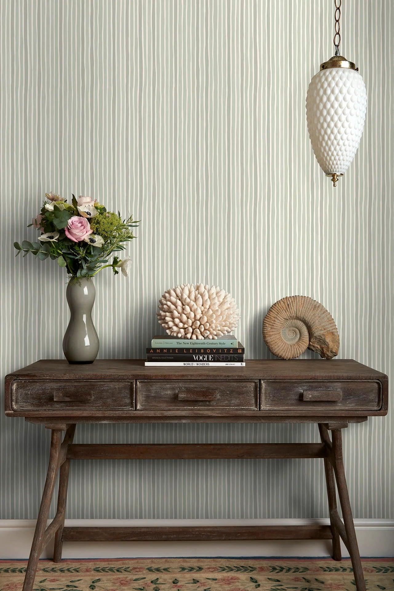 Tapeta MARQUEE STRIPES - Croquet Stripe zielony Cole & Son Eye on Design