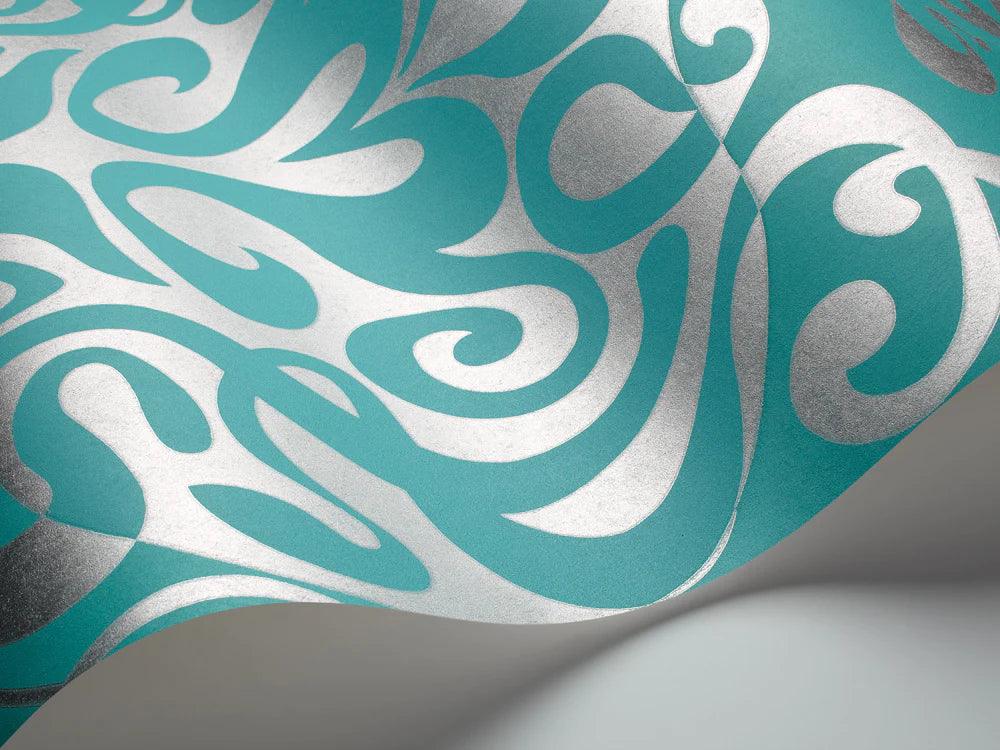 Tapeta NEW CONTEMPORARY II - Woodstock niebieski Cole & Son Eye on Design