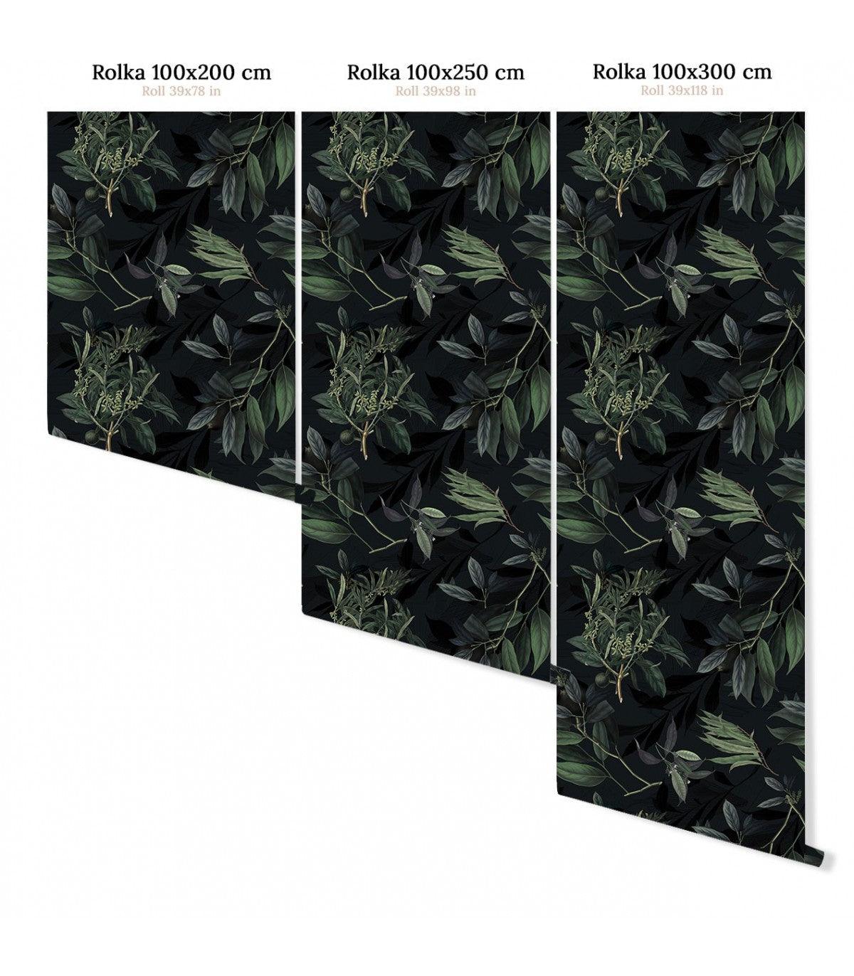 Tapeta OLIVE BRANCH GREEN Wallcolors Eye on Design