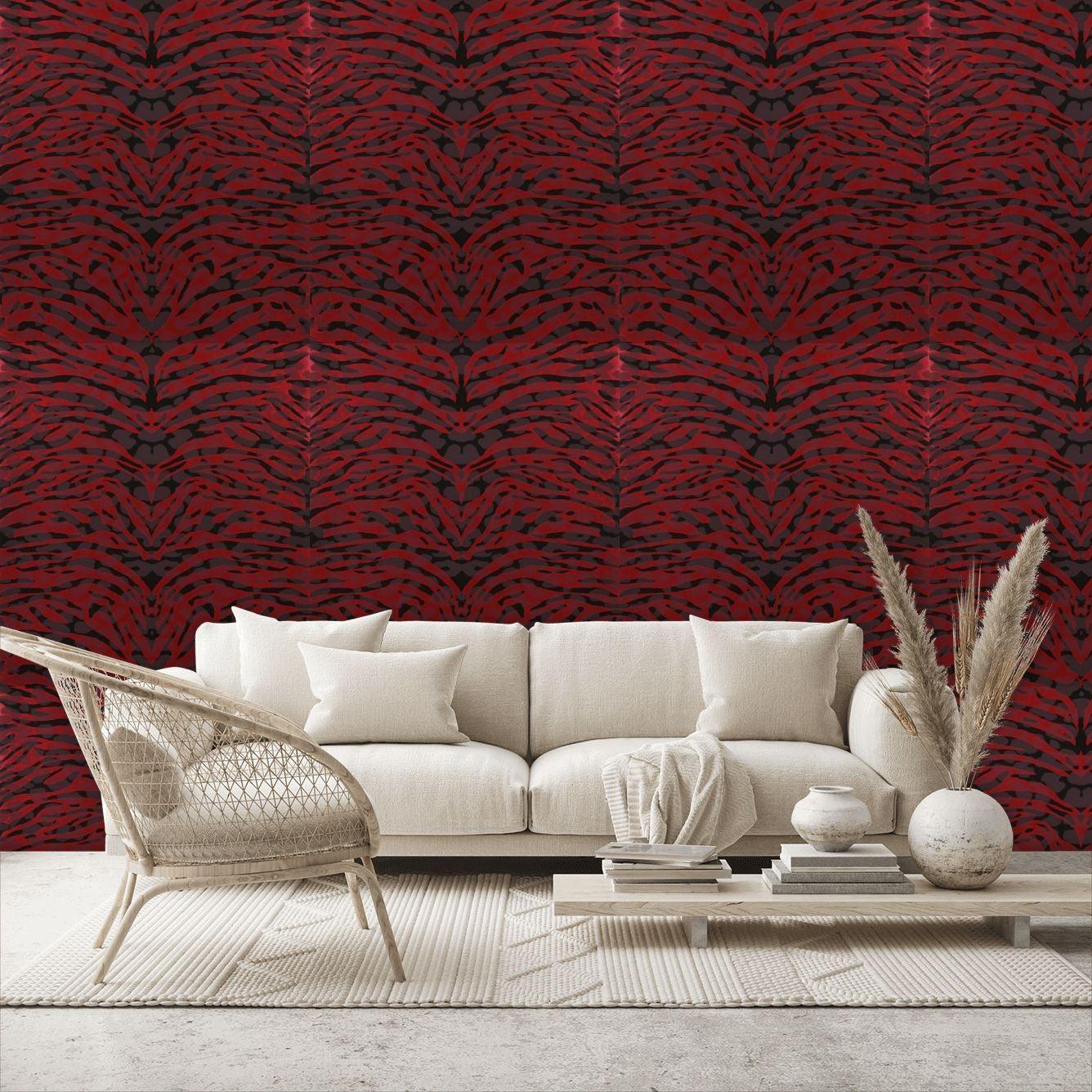 Tapeta PANTIGRE - PAPAYE czerwony Christian Lacroix Eye on Design