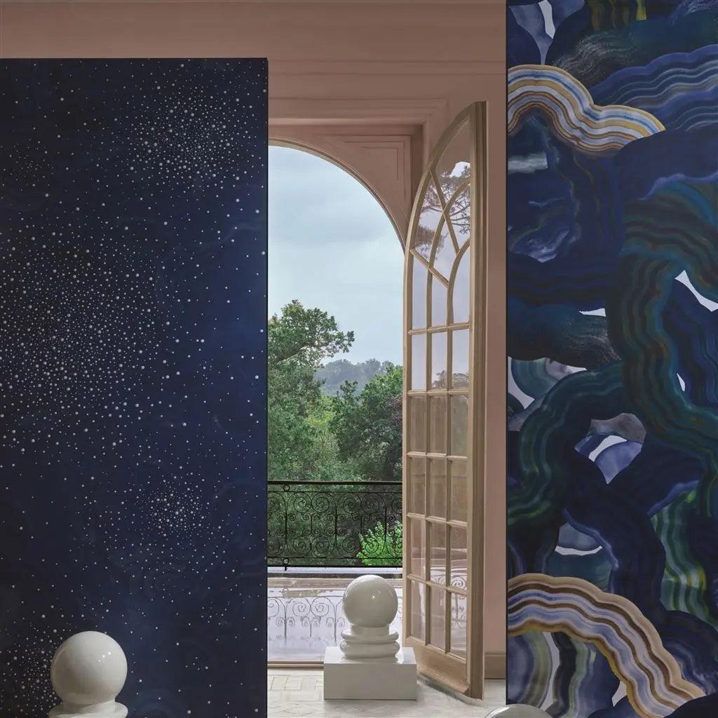 Tapeta PERSIAN NIGHTS AGATE granatowy – Christian Lacroix