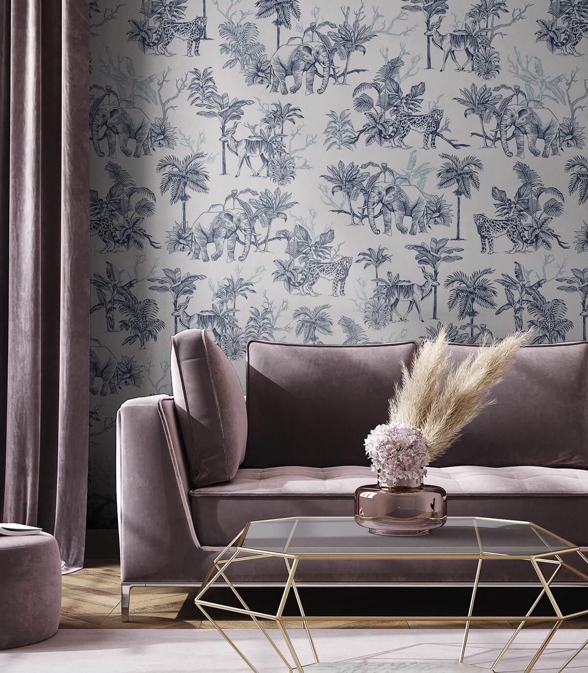 Tapeta POWER OF JUNGLE Wallcolors Eye on Design