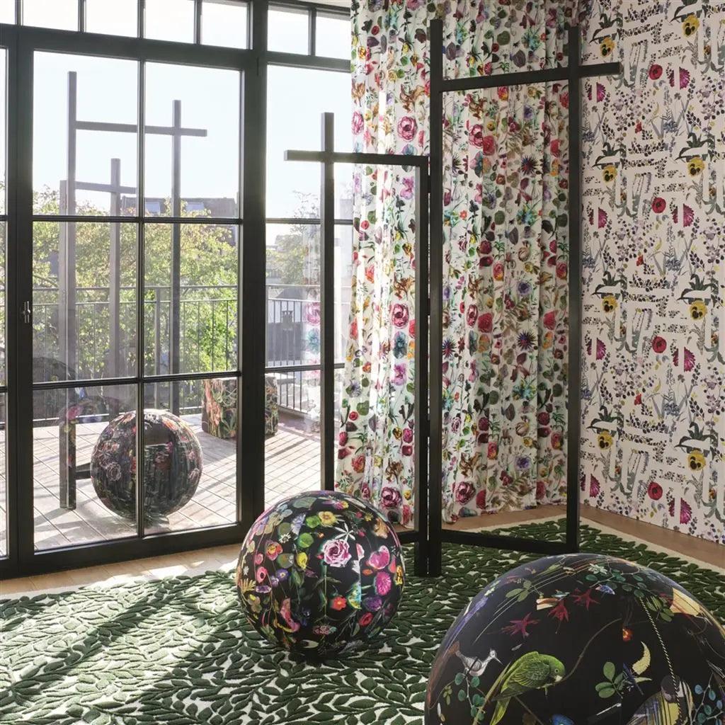 Tapeta PRIMAVERA LABYRINTHUM PERCE NEIGE biały Christian Lacroix Eye on Design