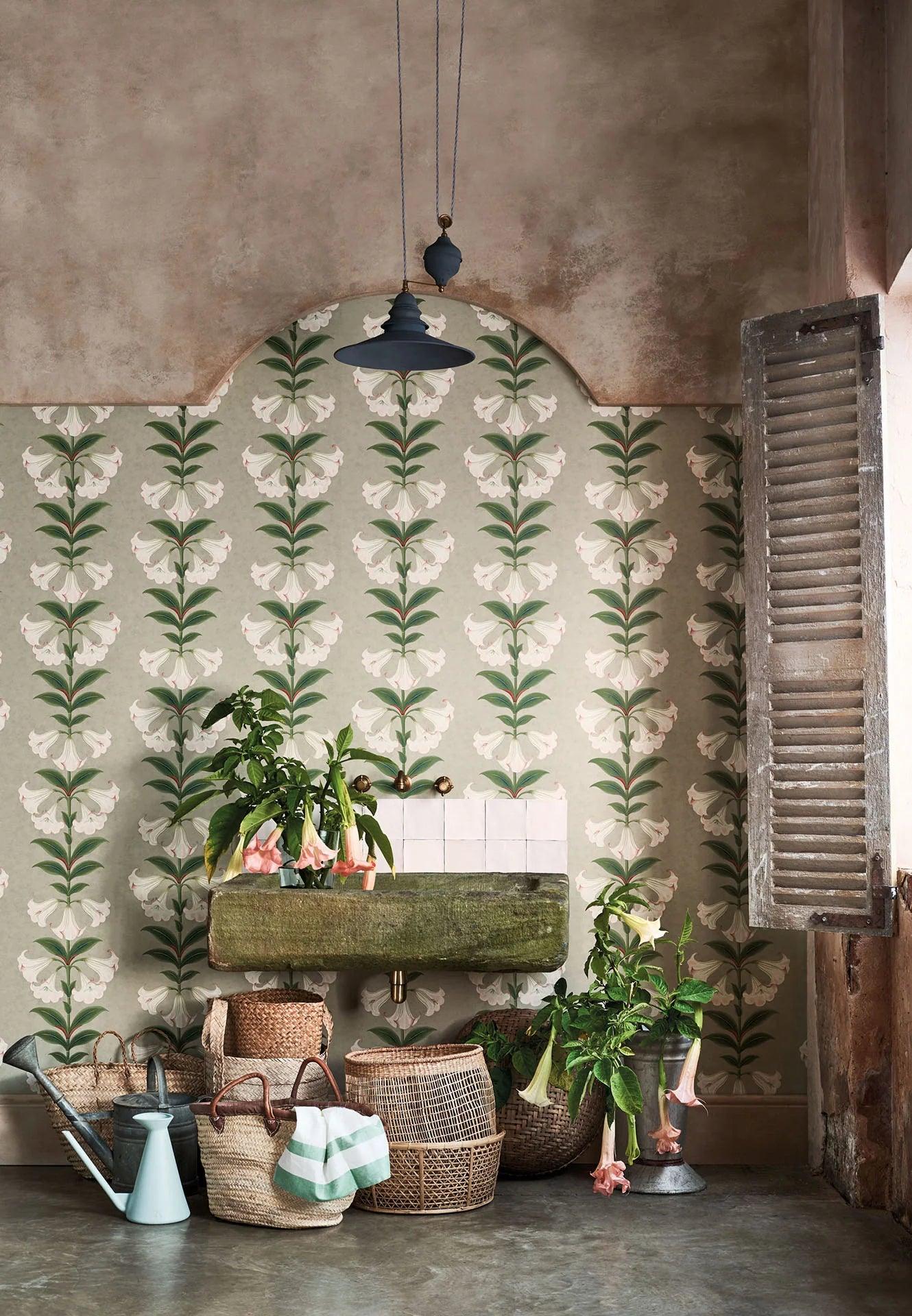 Tapeta SEVILLE - Angel's Trumpet beżowy Cole & Son Eye on Design