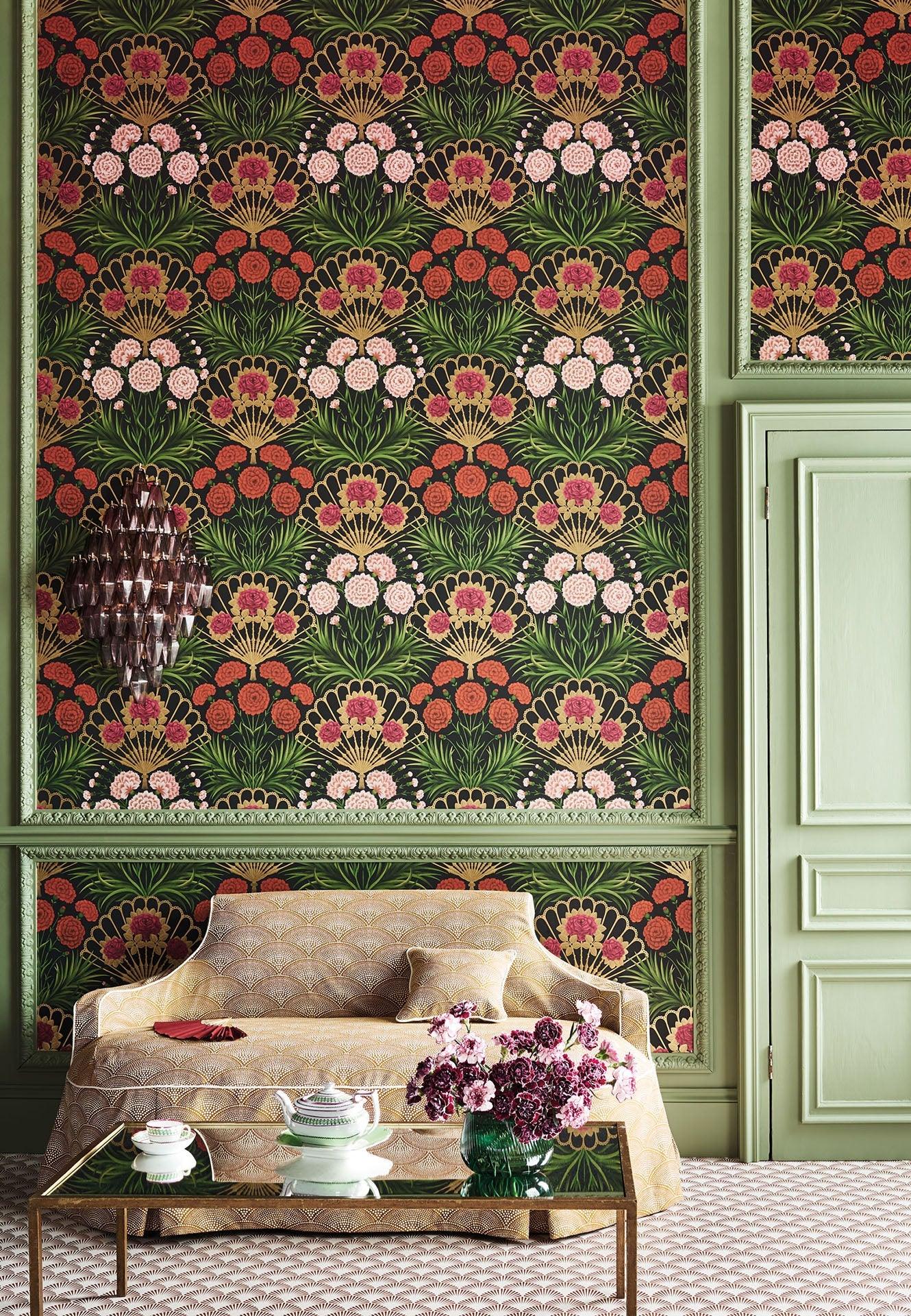 Tapeta SEVILLE - Flamenco Fan czarny Cole & Son Eye on Design