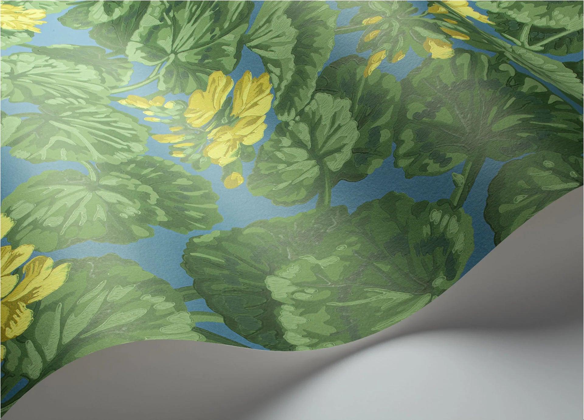 Tapeta SEVILLE - Geranium niebieski z zielonym Cole & Son Eye on Design