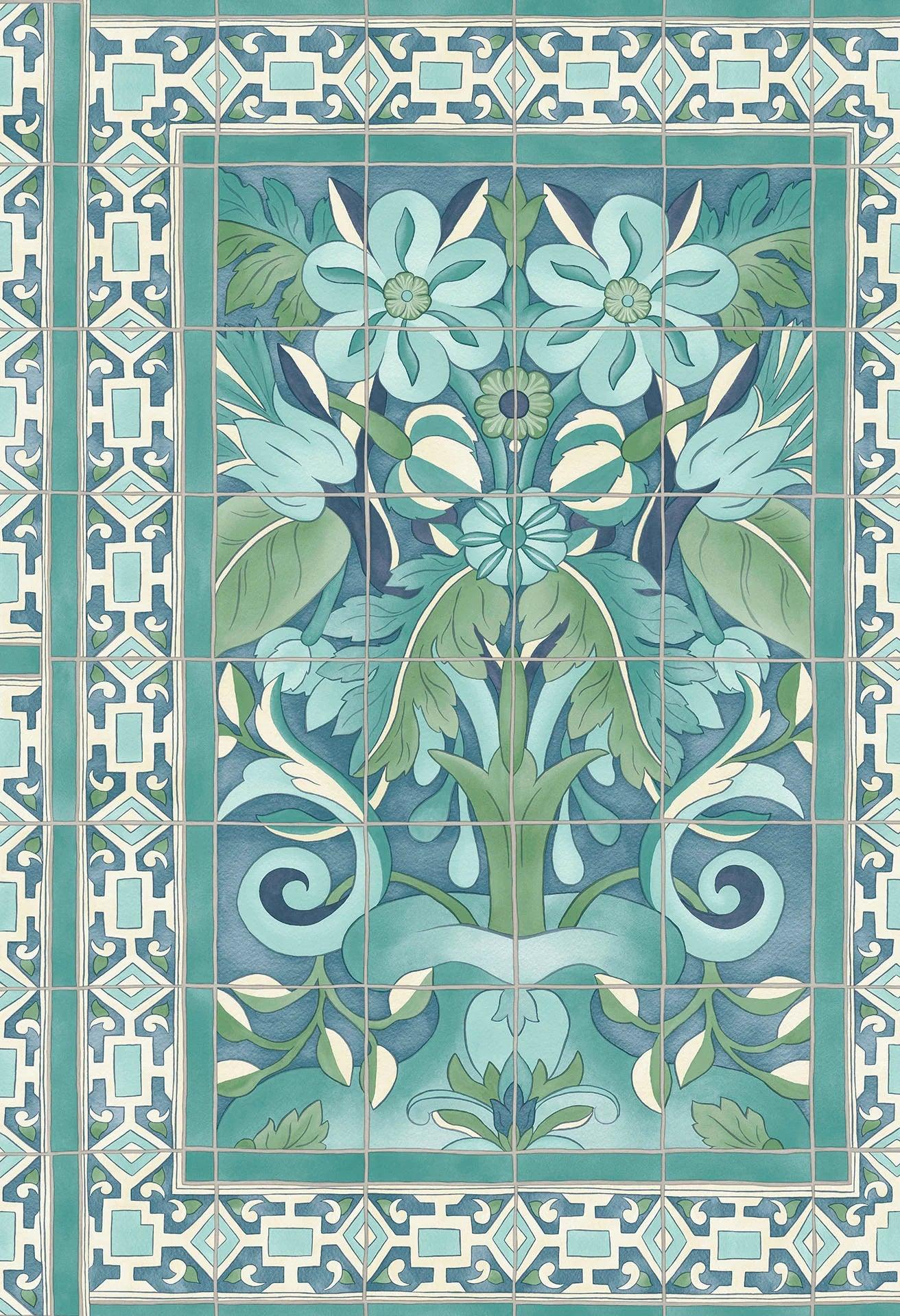 Tapeta SEVILLE - Triana niebieski Cole & Son Eye on Design