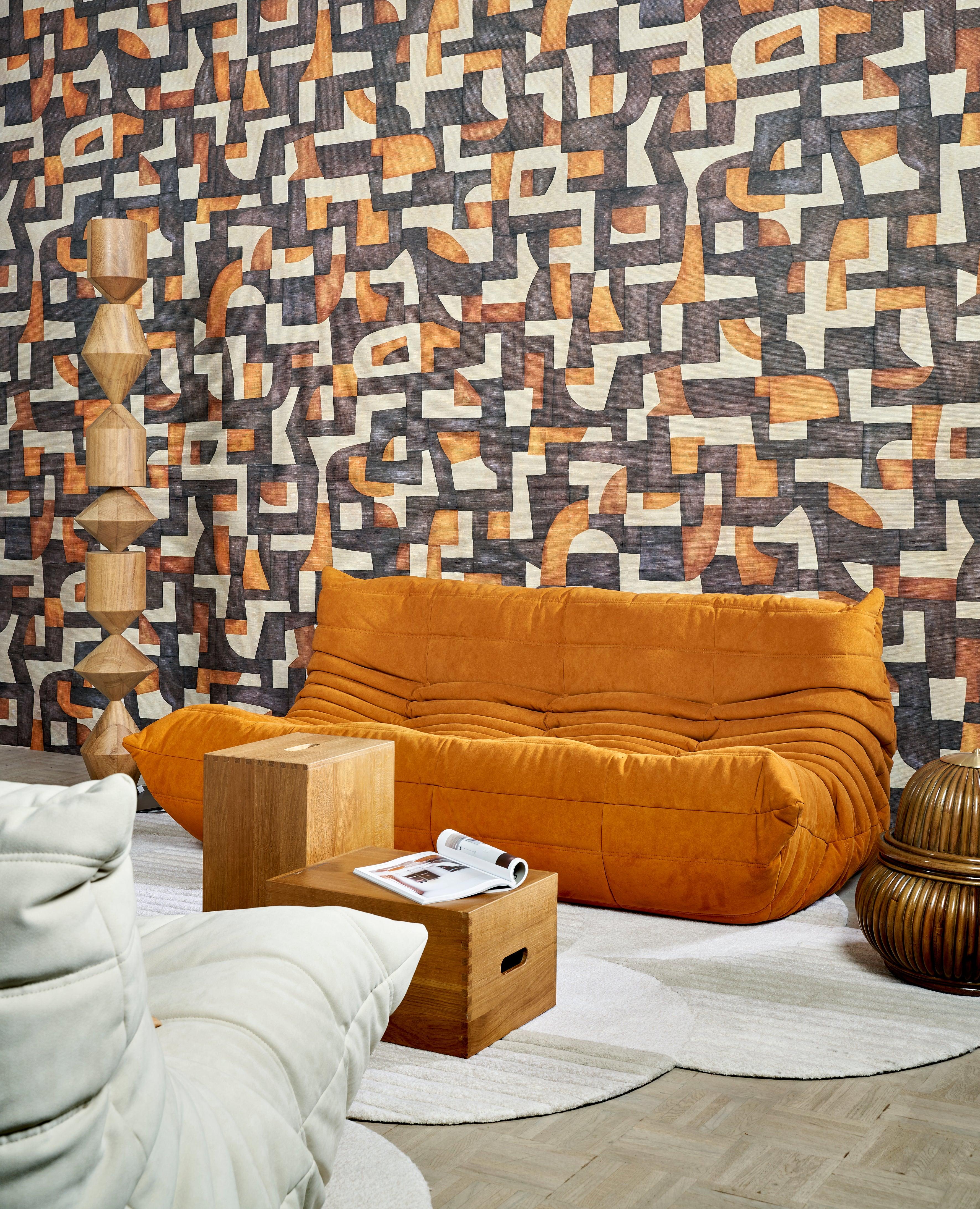 Tapeta tekstylna ECOLINE - TANGERINE Arte Eye on Design