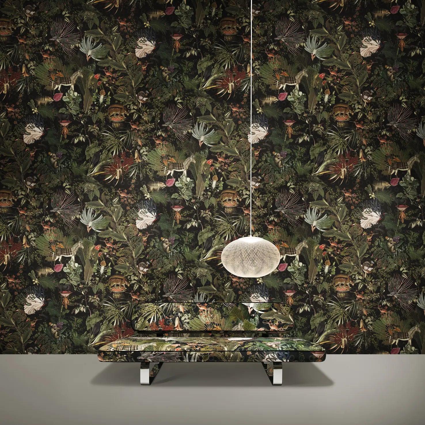 Tapeta tekstylna MENAGERIE OF EXTINCT ANIMALS - CURRY Arte Eye on Design