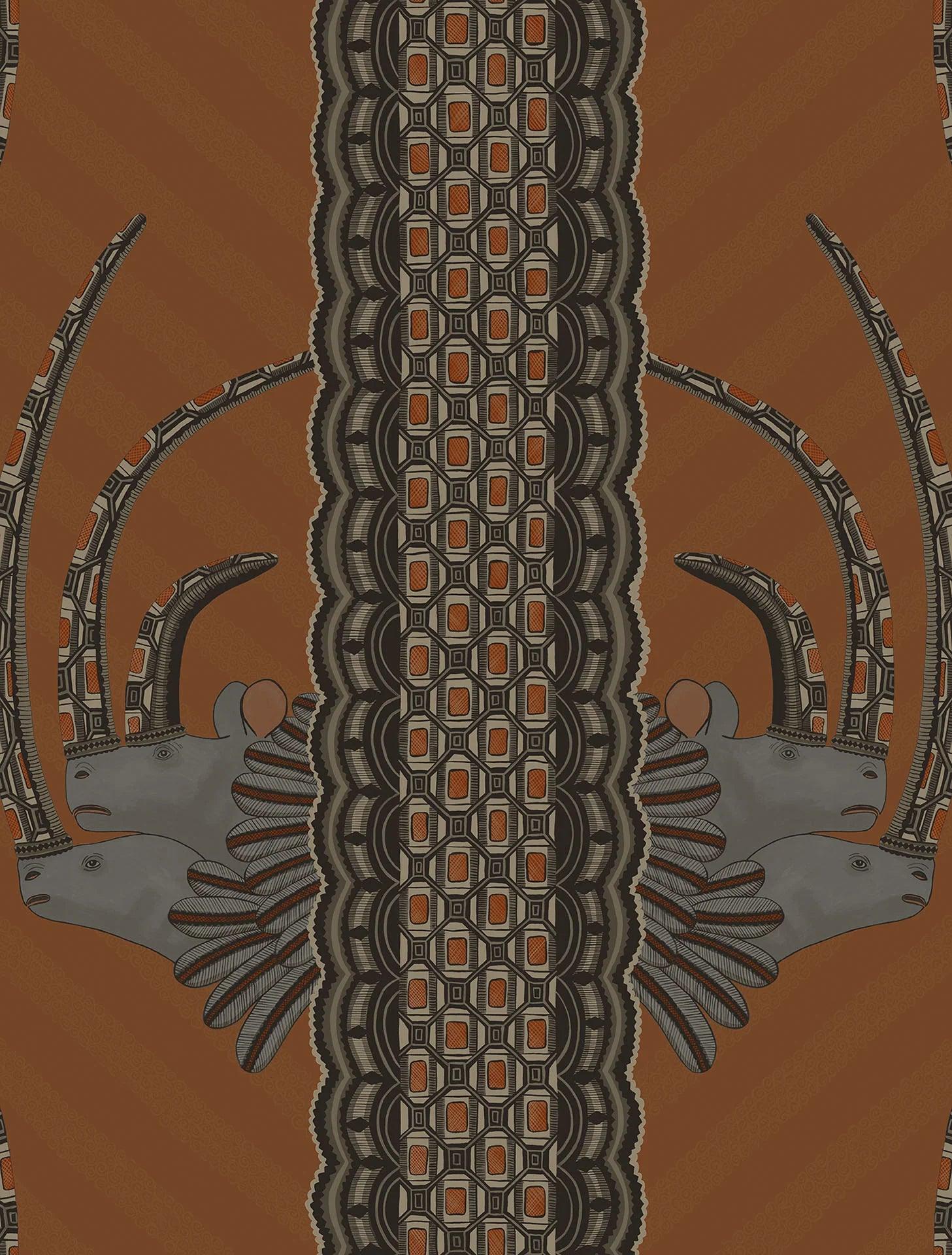 Tapeta THE ARDMORE COLLECTION - Jabu terakota Cole & Son Eye on Design